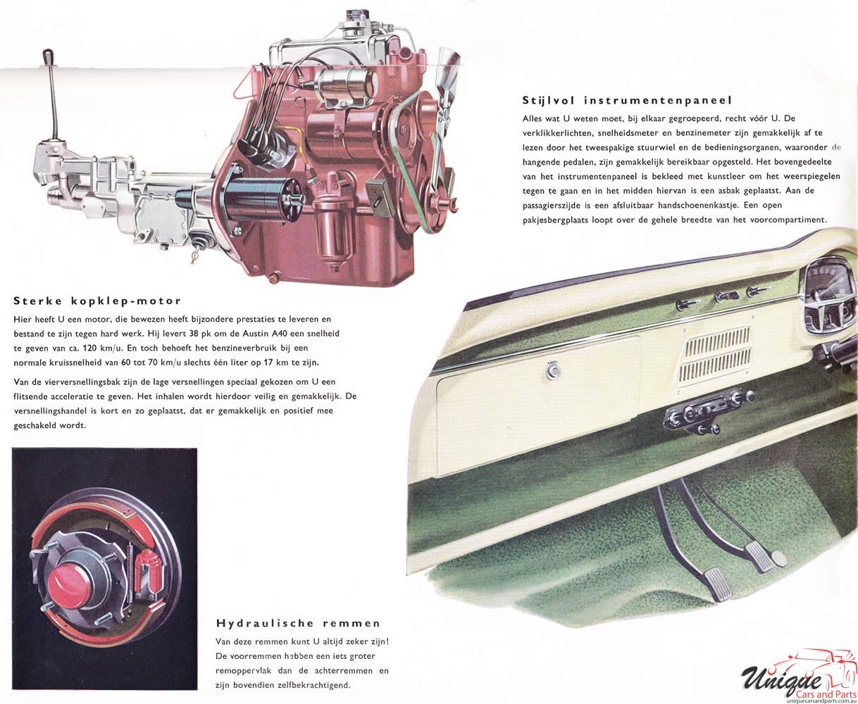 1959 Austin A40 (Netherlands) Brochure Page 9